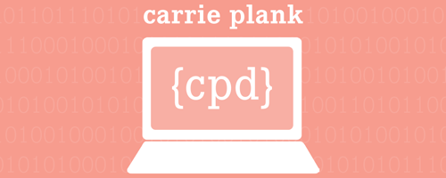 Carrie Plank Development business card